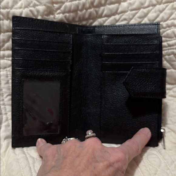 Colorful handpainted leather Wallet - Picture 3 of 10